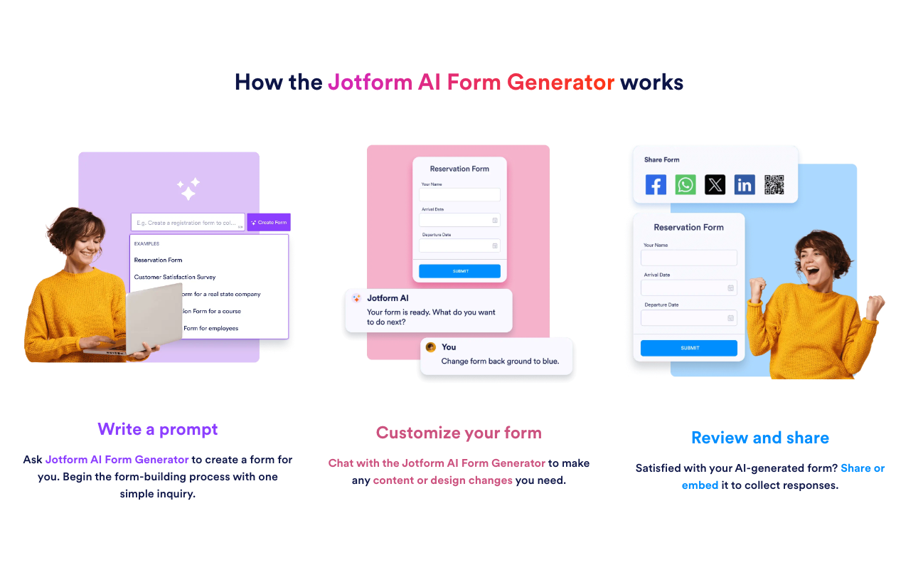 Jotform AI Form Generator 